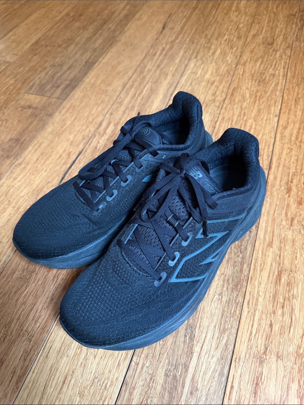 New Balance Men's 1080 black running shoe